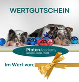 Pfoten Academy® Geschenkgutschein – Dein perfektes Geschenk für Tierfreunde!
